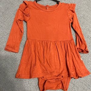 Kyte baby rust twirl dress